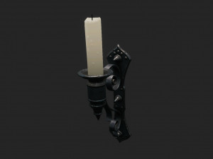old wall candlestick 3D-Modell