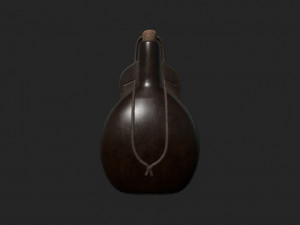 leather bottle 3D Модель