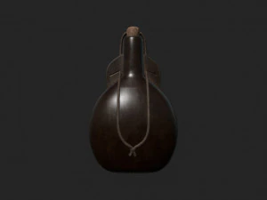 bouteille en cuir Modèle 3D