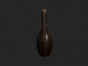 bouteille en cuir Modèle 3D