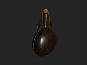 leather bottle 3D Модель