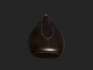leather bottle 3D Модель
