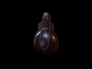 leather bottle 3D Модель