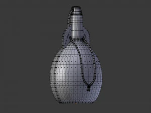 bouteille en cuir Modèle 3D