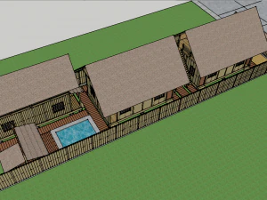 wooden house 3D Model