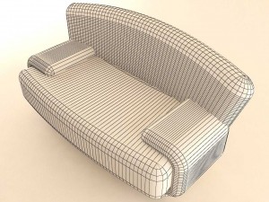 sofa high poly 3D Model