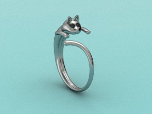 cat ring 3D Model