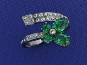 butterfly ring 3D Model