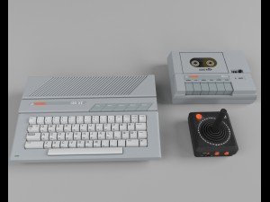 atari 130 xe Modelo 3D