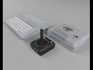 atari 130 xe Model 3D