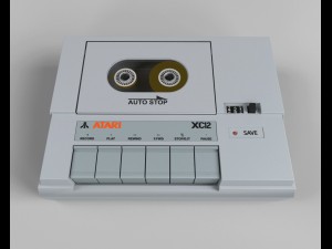 atari 130 xe Model 3D