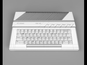 atari 130 xe Model 3D