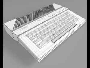 atari 130 xe Model 3D