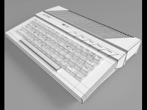 atari 130 xe 3D Model