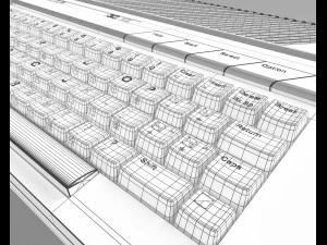 atari 130 xe 3D Model