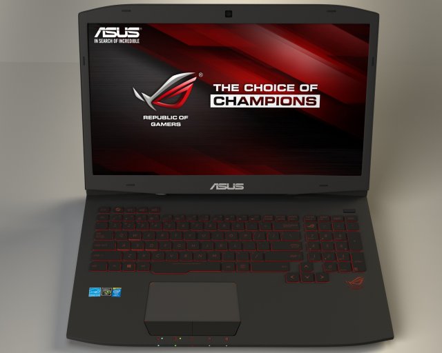 asus g751 Modelo 3D .c4d .max .obj .3ds .fbx .stl .blend 