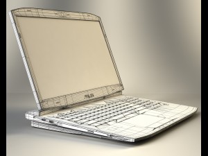 asus g751 Modelo 3D