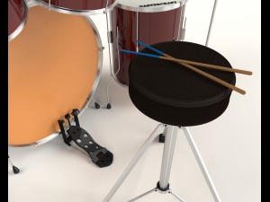 pearl percussion 3D Model