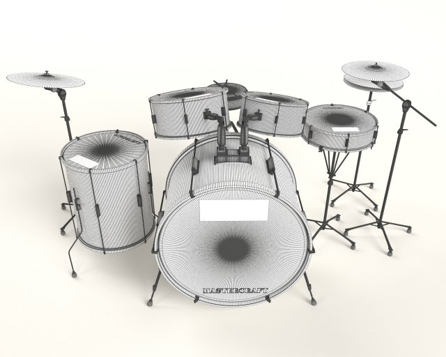 pearl percussion 3D Model in Percussion 3DExport