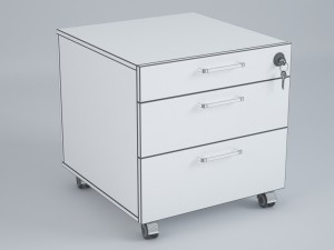 office drawer box Model 3D