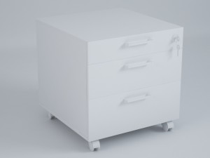 office drawer box Model 3D