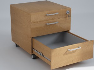office drawer box Model 3D