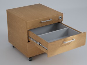office drawer box Model 3D