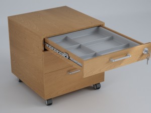 office drawer box Model 3D