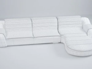 sofa and armchairs 3D Model