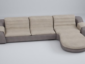 sofa and armchairs Model 3D