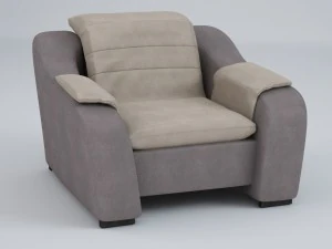 sofa and armchairs 3D Model