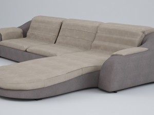 sofa and armchairs Model 3D