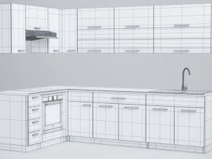 kitchen furniture 3D Model