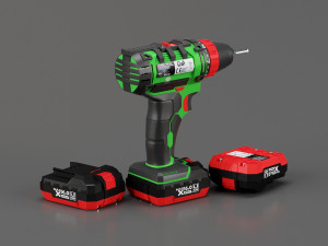 cordless drill 3D Modell