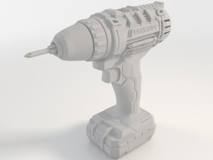 cordless drill 3D Modell