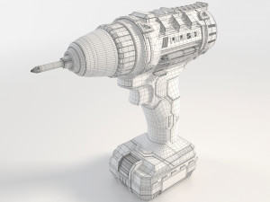 cordless drill 3D Modell