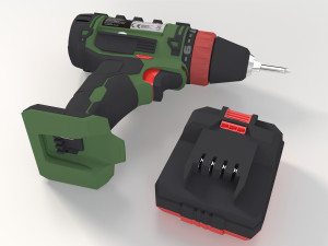 cordless drill 3D Modell