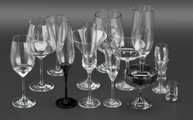 set of glasses 3D Модель .c4d .max .obj .3ds .fbx .stl .blend 