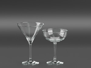 set of glasses 3D Модель