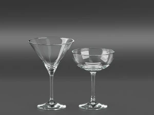 set of glasses 3D Model