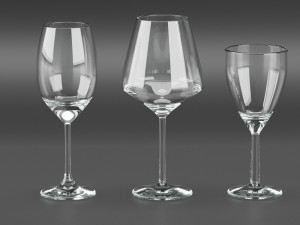 set of glasses 3D Модель