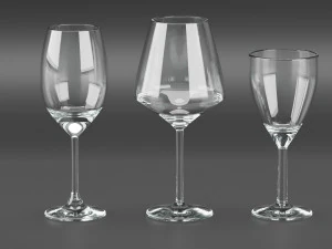 set of glasses 3D Model