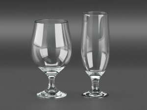 set of glasses 3D Модель