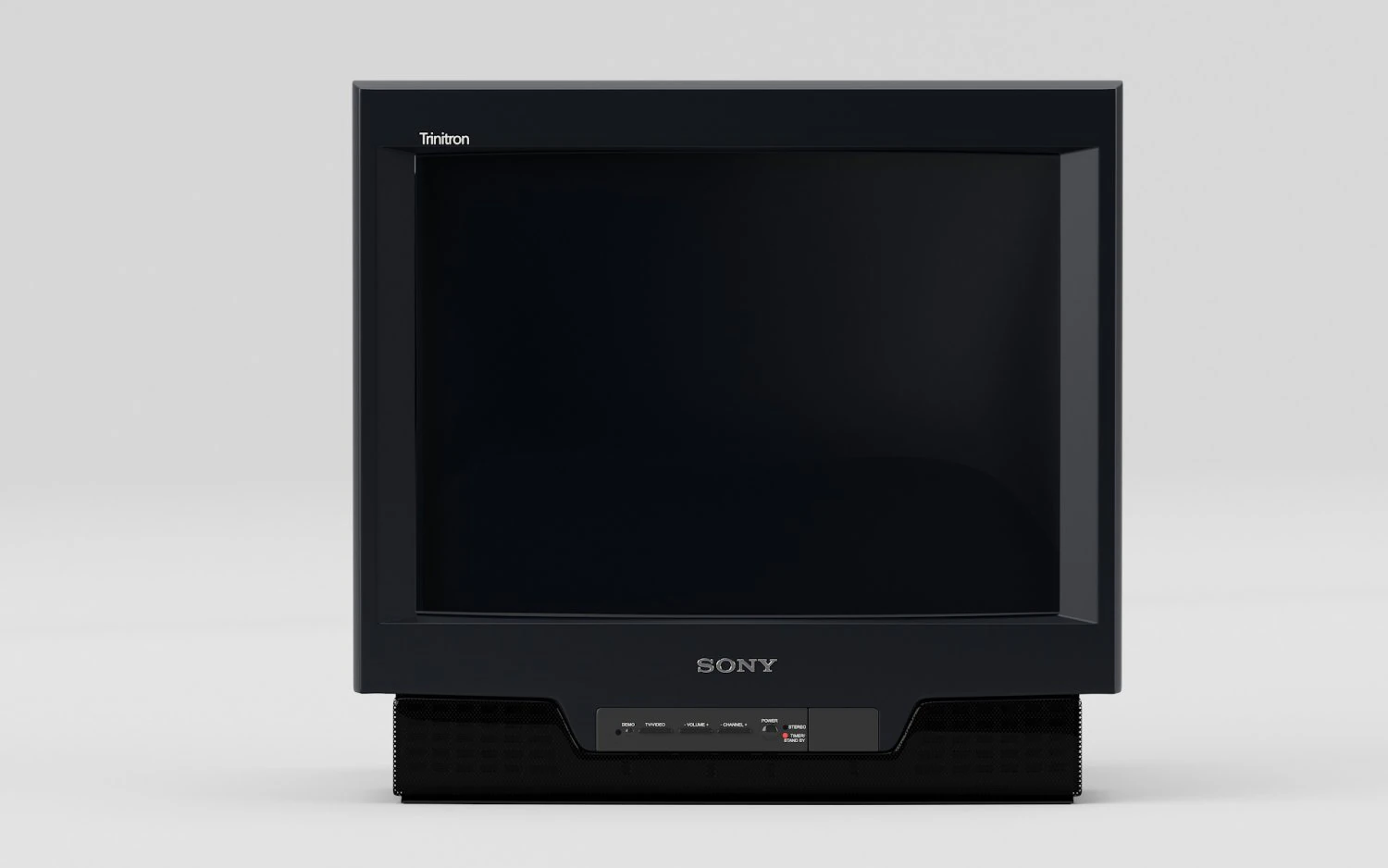 Sony Trinitron Modello 3D .c4d .max .obj .3ds .fbx .stl .blend 