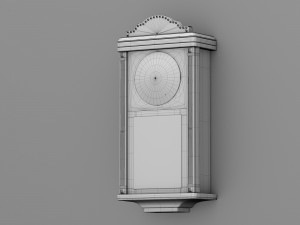 old wall clock 3D मॉडल