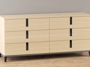 ambra furniture set Modèle 3D