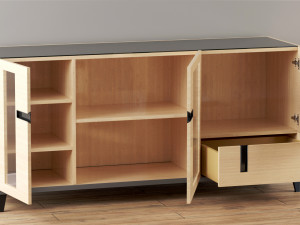 ambra furniture set Modèle 3D