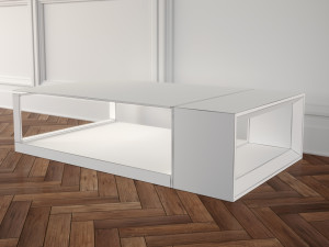 coffe tables set 01 3D Model