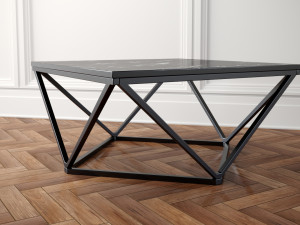 coffe tables set 01 3D Model