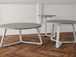 coffe tables set 01 3D Model